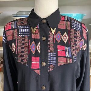 Desert West by Sherry Holt Western Shirt - Size Small